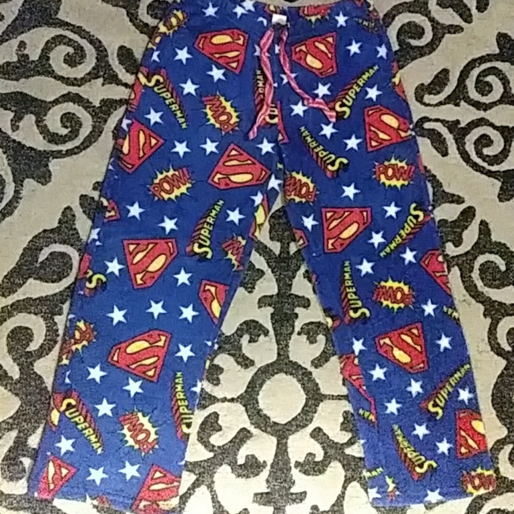 Superman pajama pants